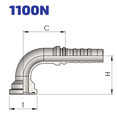 SFS 3/4 90° DN25 N-Serie