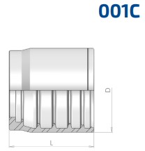 FASSUNG DN08 1SC-2SC-1SN nicht schälen