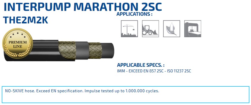 INTERPUMP MARATHON 2SC DN20 280 BAR | THE2M2K-12