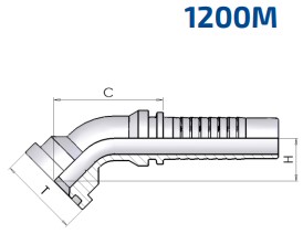 SFS 3/4 45° DN20 Multispiral