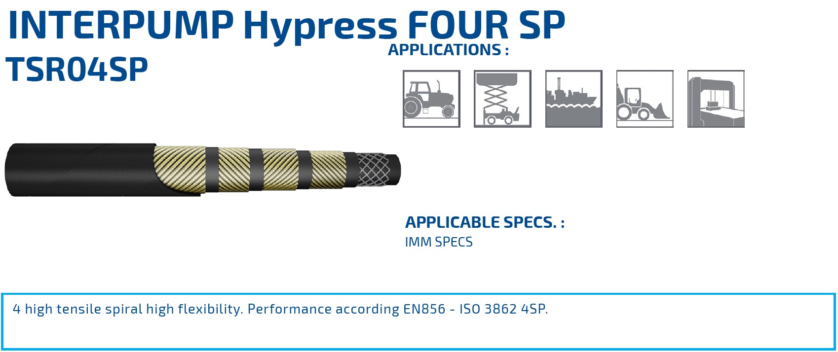 INTERPUMP Hypress FOUR SP 4SP DN16  350 BAR