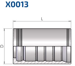 FASSUNG DN50 INTERLOCK Innen-/Aussenschälung VA