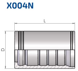 FASSUNG DN20 INTERLOCK Innen-/Aussenschälung VA