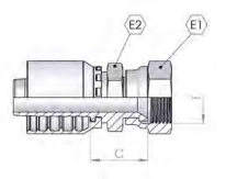 JIS/DK Toyota DN12 1/2'' SAE einteilig