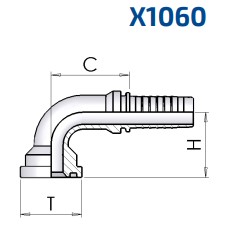SFL 1 1/4 90° DN32 VA