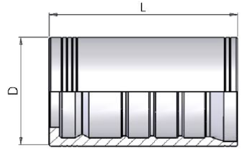 FASSUNG DN32 INTERLOCK Innen-/Aussenschälung ZnNi