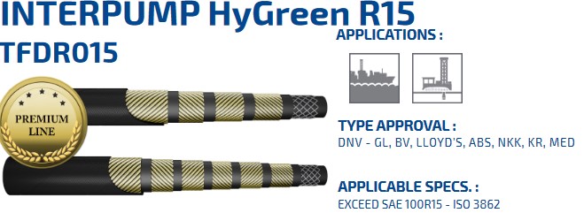 Interpump HyGreen R15 DN40 420 bar MSHA