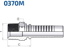 AGN 1/4-18 DN06 Multispiral SW14