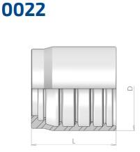 FASSUNG DN08 2SN nicht schälen