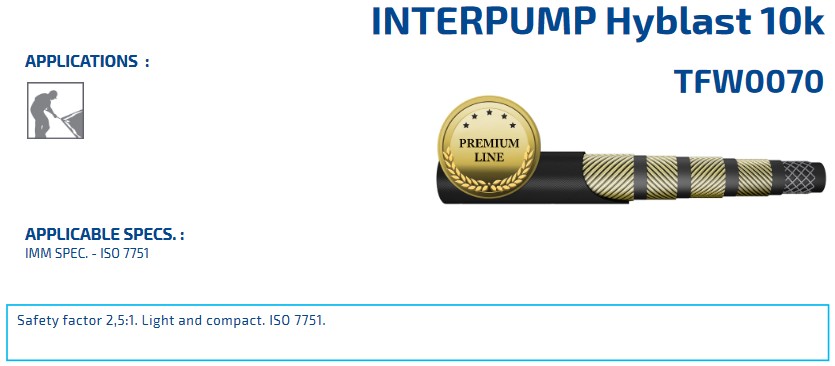 H. Hyblast 10 K DN 25 - 1 STD Black Emb Box