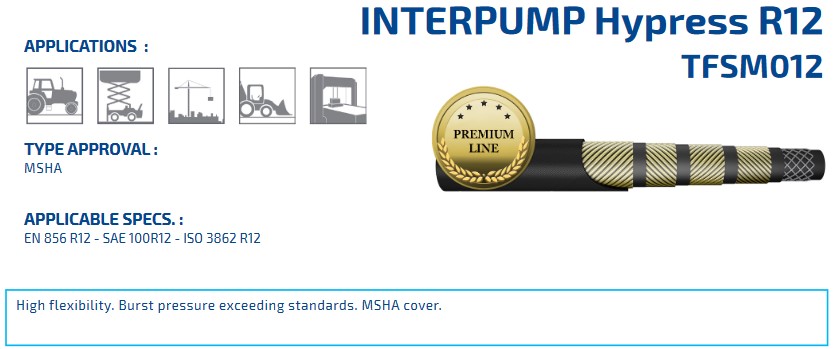 H. Spiral R12 DN 19 3/4 MSHA Black Myl Box