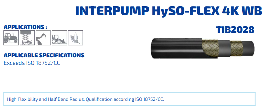 INTERPUMP HySO-FLEX 4K WB DN12 280 BAR | TIB2028-08