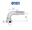 DKR 1/4-19 90° DN08