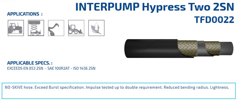 Interpump Hypress Two 2SN DN50 EN 853 80 BAR | TFD0022-32