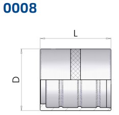 FASSUNG DN20 R8 nicht schälen
