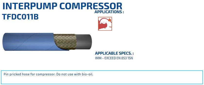 INTERPUMP COMPRESSOR 1SN DN50 EN 853 40 BAR