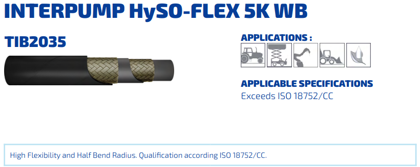 INTERPUMP HySO-FLEX 5K WB DN10 350 BAR