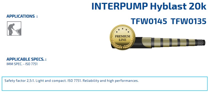 INTERPUMP Hyblast 20k DN20 1350 BAR
