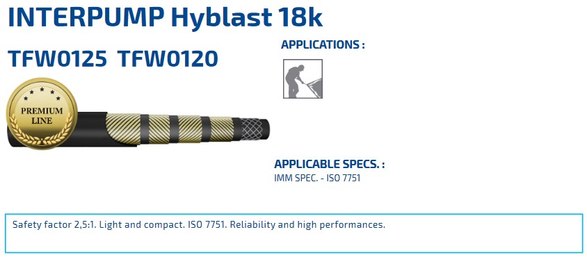 INTERPUMP Hyblast 18k DN10 1250 BAR