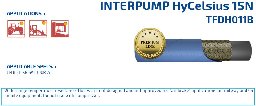 INTERPUMP HYCELSIUS 1SN DN16 130 BAR