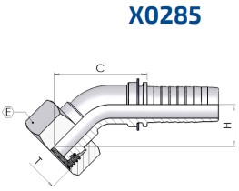 DKOL 10 45° DN06 VA